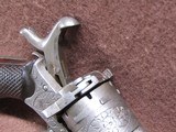 Antique French Pinfire 30 Cal 6 Shot DA/SA 3.25
