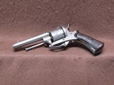 Antique French Pinfire 30 Cal 6 Shot DA/SA 3.25