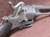 Antique French Pinfire 30 Cal 6 Shot DA/SA 3.25