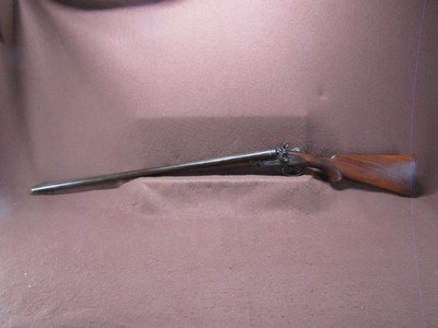 Antique T Barker 16 Ga Hammer Double 30
