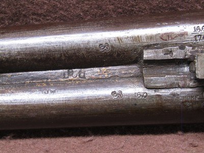 Antique T Barker 16 Ga Hammer Double 30