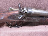 Antique T Barker 16 Ga Hammer Double 30