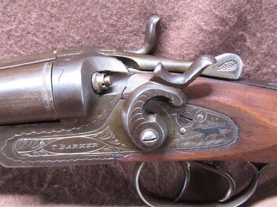 Antique T Barker 16 Ga Hammer Double 30
