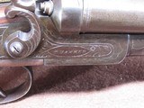 Antique T Barker 16 Ga Hammer Double 30