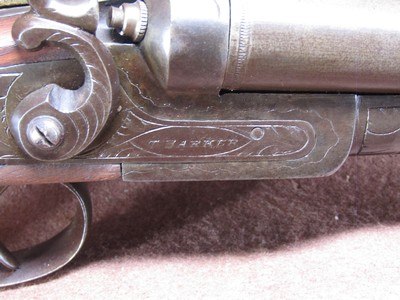 Antique T Barker 16 Ga Hammer Double 30