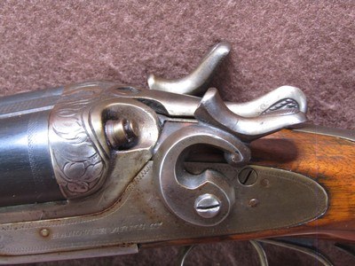 Antique Hanover Arms Co 12 Ga Hammer Double 30