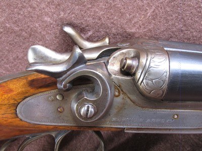 Antique Hanover Arms Co 12 Ga Hammer Double 30