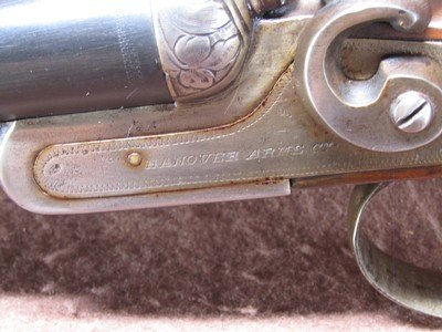 Antique Hanover Arms Co 12 Ga Hammer Double 30
