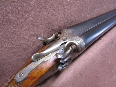 Antique Hanover Arms Co 12 Ga Hammer Double 30