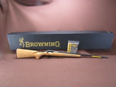 New Shot Show Special Browning T-Bolt Maple 22 LR 22