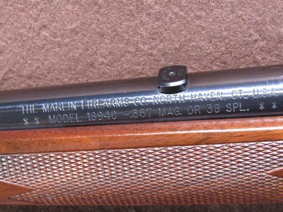 Marlin 1894C 357 Mag/38 SPL Lever 18.5
