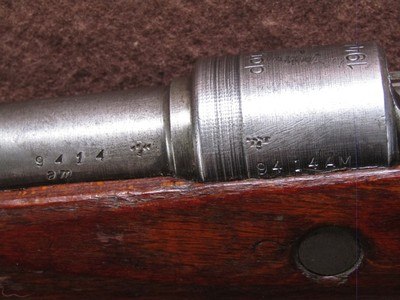 German Markings Mauser K98 8mm Bolt 24