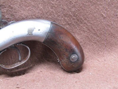 Antique Allen & Thurber 36 Cal Percussion Boot Pistol 3.5