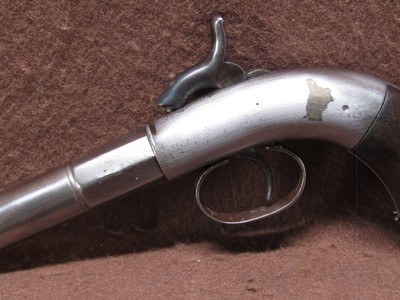 Antique Allen & Thurber 36 Cal Percussion Boot Pistol 3.5