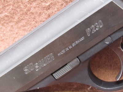 West German Made Sig Sauer P230 380 ACP Semi 3.5