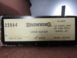 Like New Browning BL-22 Grade II Deluxe 22 S/L/LR Bolt 20