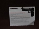 Like New Italy Beretta 92FS 9 mm Lasermax Green Laser 4.75