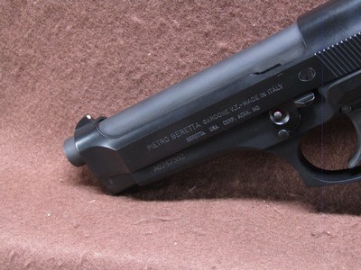Like New Italy Beretta 92FS 9 mm Lasermax Green Laser 4.75