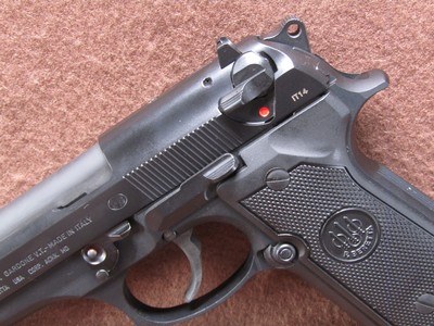 Like New Italy Beretta 92FS 9 mm Lasermax Green Laser 4.75
