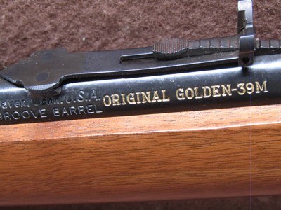 Rare Marlin Original Golden 39M 22 S/L/LR Tube Lever 19.5