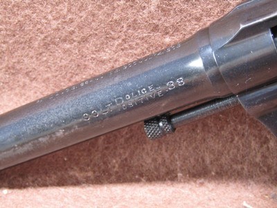 Colt Police Positive 38 S&W 6 Shot DA 4