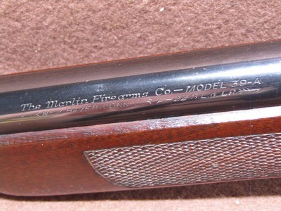 Marlin 39-A 3rd Model 22 S/L/LR Tube Fed Lever 24