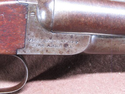 Rare Antique Whitney Safety 12 Ga SXS 30
