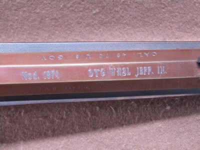 IAB/DTG WHSL Sharps 1874 45-70 Gov Falling Block 30
