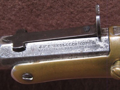 Antique J Stevens & CC 1st Issue Pocket Rifle 32 RF Tip Up Single 15 - Image 13 of 16