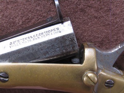 Antique J Stevens & CC 1st Issue Pocket Rifle 32 RF Tip Up Single 15 - Image 14 of 16