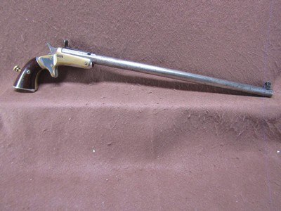 Antique J Stevens & CC 1st Issue Pocket Rifle 32 RF Tip Up Single 15 - Image 1 of 16