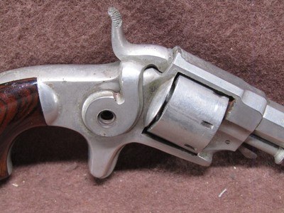 Ethan Allen & Co Side Hammer 22 Short 7 Shot SA Spur Trigger 2.5