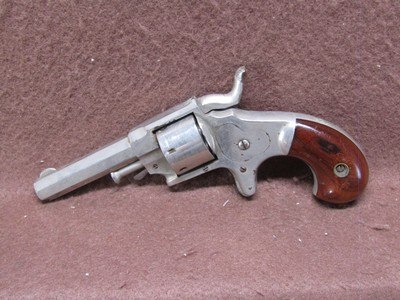 Ethan Allen & Co Side Hammer 22 Short 7 Shot SA Spur Trigger 2.5