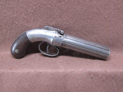 Antique Allen & Thurber 32 Cal 6 Shot Percussion Pepperbox - Image 1 of 13