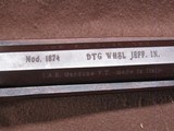 IAB/DTG WHSL Sharps 1874 45-70 Gov Falling Block 34