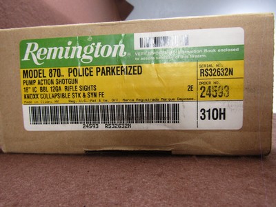 Remington 870 Police Magnum Parkerized 12 Ga 3