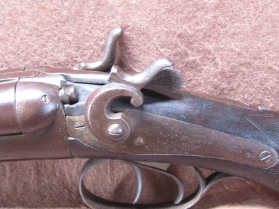 Antique C Parker Belgium Hammer Double 12 Ga SXS 30