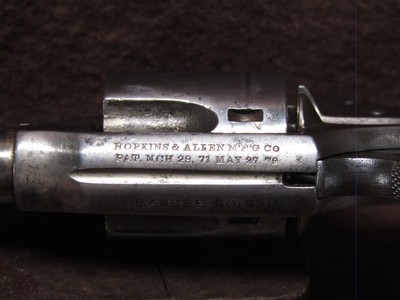 Antique Hopkins & Allen Ranger No 2 32 RF 5 Shot SA Spur Trigger 3