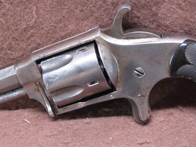Antique Hopkins & Allen Ranger No 2 32 RF 5 Shot SA Spur Trigger 3