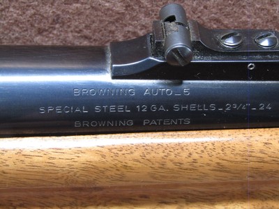 Belgium Browning A5 Light Twelve 12 Ga 2 3/4