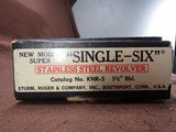 Ruger NM Single Six Convert 22 LR/Mag 6 Shot SA 5.5