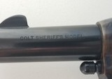Colt SAA Sheriff's Model 3rd Gen 44-40 3