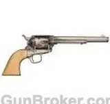Nickel Black Powder Colt 45 SAA w/ Factory Letter - 1 of 3
