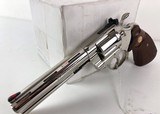 Colt Python Nickel 6” wood grips .357 mag - 4 of 7