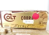 Colt Cobra Agent Nickel 38 SPL Box 1975 - 2 of 17