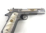 COLT MODEL 80 1911 .38SUPER PEARL GRIPS USED - 2 of 16
