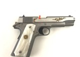COLT MODEL 80 1911 .38SUPER PEARL GRIPS USED - 2 of 23