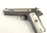 COLT MODEL 80 1911 .38SUPER PEARL GRIPS USED - 3 of 23