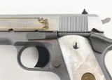 COLT MODEL 80 1911 .38SUPER PEARL GRIPS USED - 14 of 18