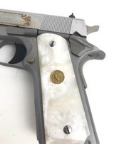 COLT MODEL 80 1911 .38SUPER PEARL GRIPS USED - 13 of 18